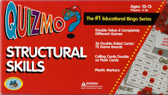 QUIZMO Structural Skills front cover