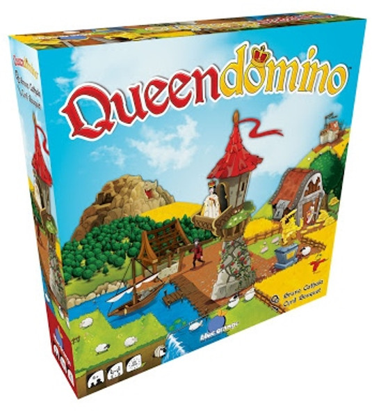 Queendomino Strategy Board Game front cover