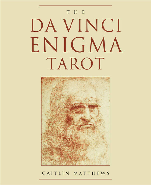 Da Vinci Enigma Tarot front cover by Caitlín Matthews, ISBN: 076436040X