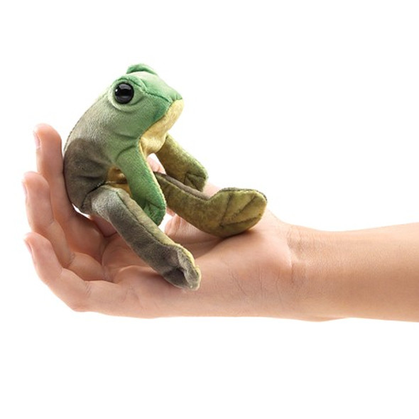 Frog Sitting Finger Puppet front cover