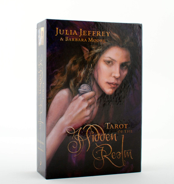 Tarot of the Hidden Realm front cover by Julia Jeffrey,Barbara Moore, ISBN: 0738730424
