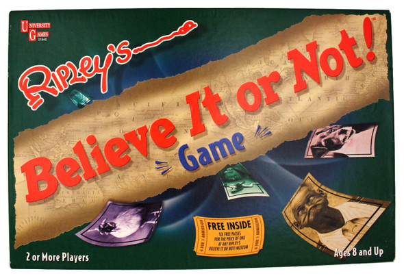 Ripley's Believe It or Not Game front cover
