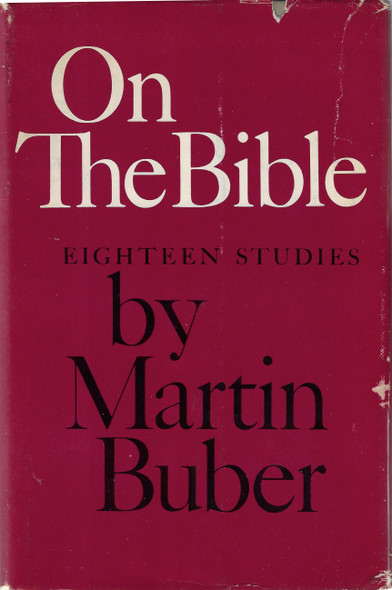 On the Bible: Eighteen Studies front cover by Martin Buber