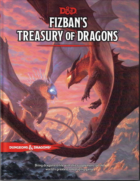 Fizban's Treasury of Dragons (Dungeon & Dragons Book) front cover by Wizards RPG Team, ISBN: 0786967293
