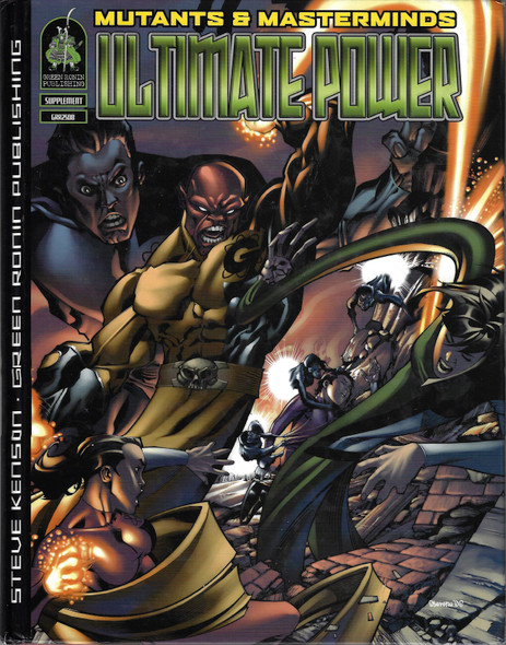 Mutants & Masterminds: Ultimate Power Sourcebook front cover by Steve Kenson, ISBN: 1932442669