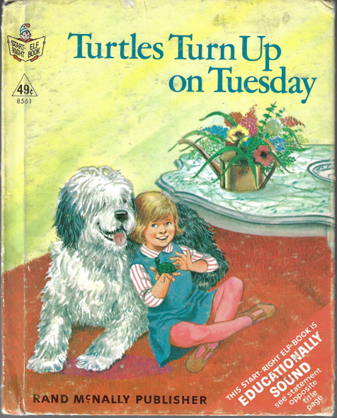 Turtles Turn Up on Tuesday (Start-Right Elf Book) front cover by Thelma Shaw, Paul Frame