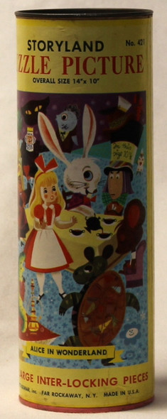 Alice in Wonderland 96 Piece Puzzle (Storyland Puzzle Picture No. 421) front cover by Ottenheimer