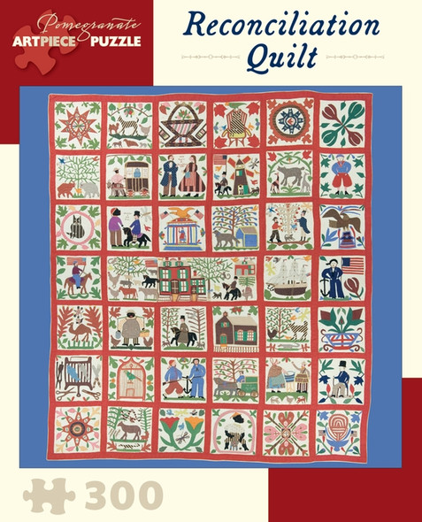 Reconciliation Quilt 300 Piece Puzzle front cover by Lucinda Ward Honstain, ISBN: 0764970720