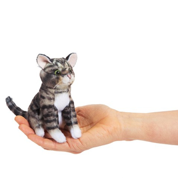 Cat Tabby Finger Puppet front cover
