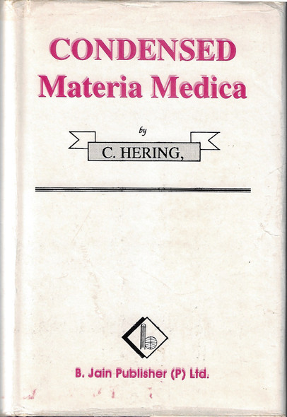 Condensed Materia Medica front cover by Constantine Hering, ISBN: 817021288X