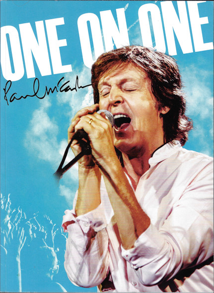 One on One Tour 2016 front cover by Paul McCartney