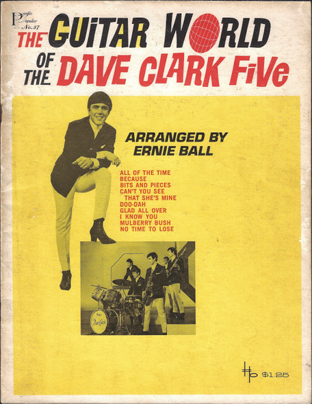 The Guitar World of the Dave Clark Five [Pacific Popular No. 37] front cover by Ernie Ball