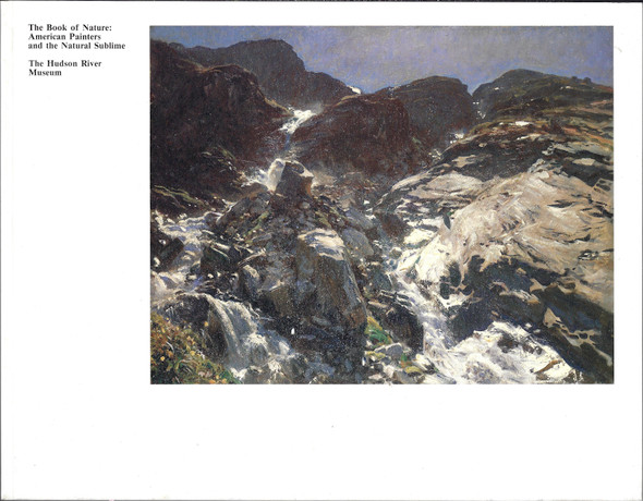 The Book of Nature: American Painters and the Natural Sublime front cover by Hudson River Museum