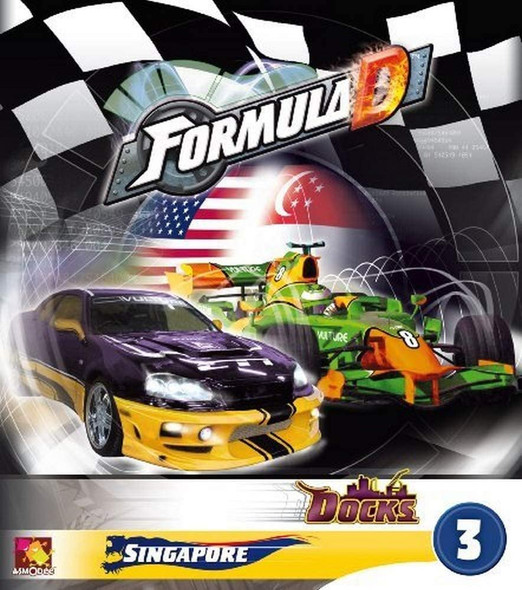 Singapore- Docks 3 Formula D Expansion front cover by Asmodee