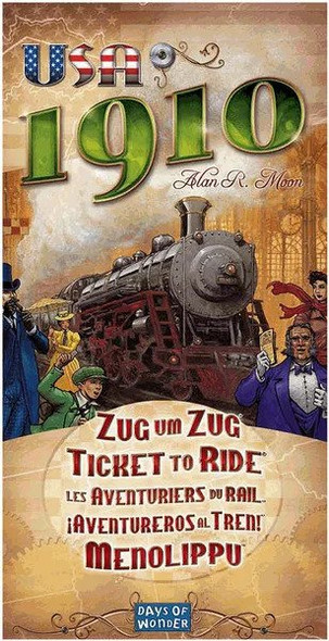 USA 1910 Ticket to Ride Expansion front cover