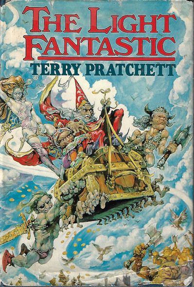 The Light Fantastic front cover by Terry Pratchett