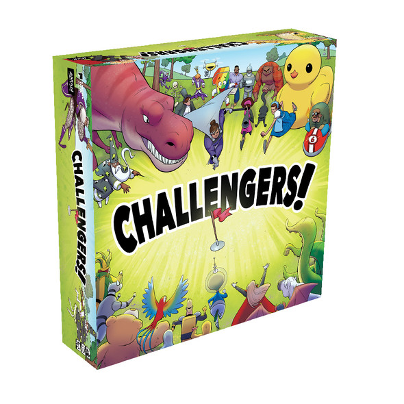 Challengers Card Game: Strategy/Interactive Deck Management Game front cover