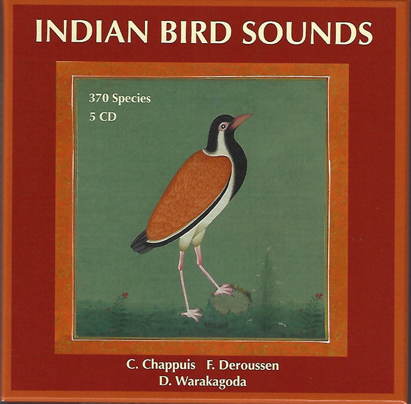 Indian Bird Sounds front cover by C. Shappuis, F. Deroussen, D. Warakagoda