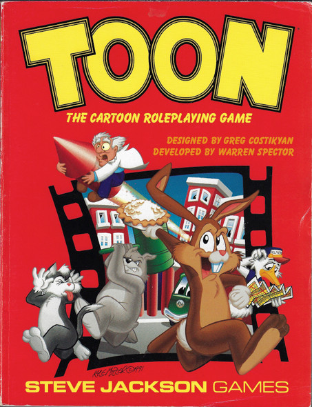 Toon: The Cartoon Roleplaying Game front cover by Warren Spector,Greg Costikyan, ISBN: 1556341970