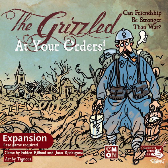 The Grizzled: At Your Orders! Card Game Expansion front cover