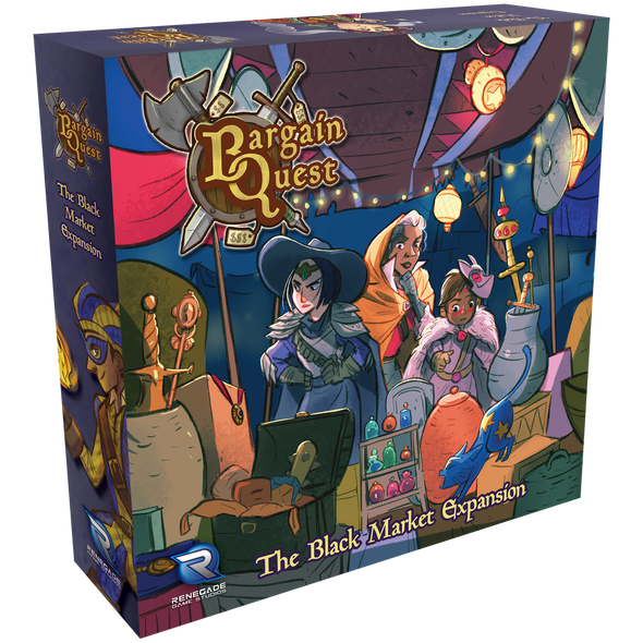 Bargain Quest: The Black Market Expansion Game front cover