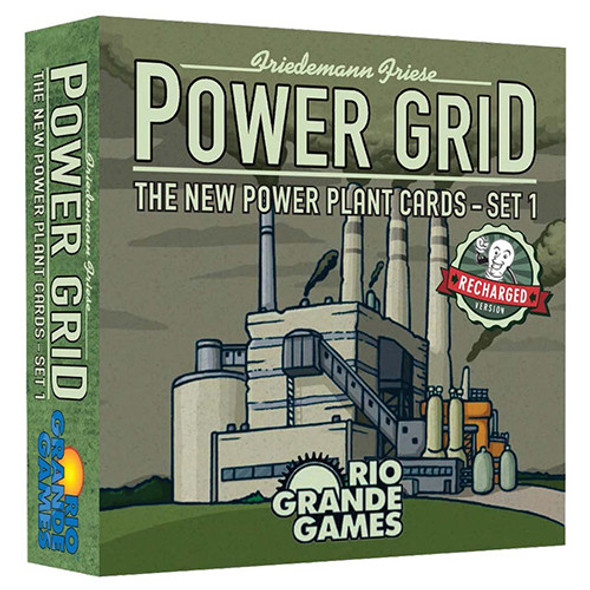 Powergrid Set 1 New Power Plant Cards front cover