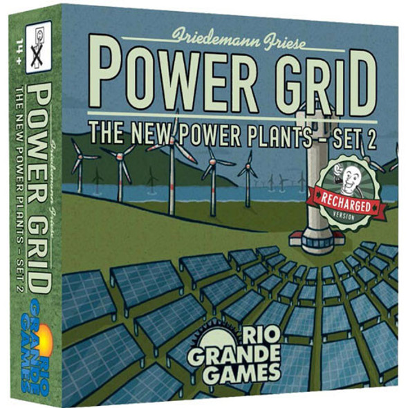 Power Grid Set 2 New Power Plant Cards front cover