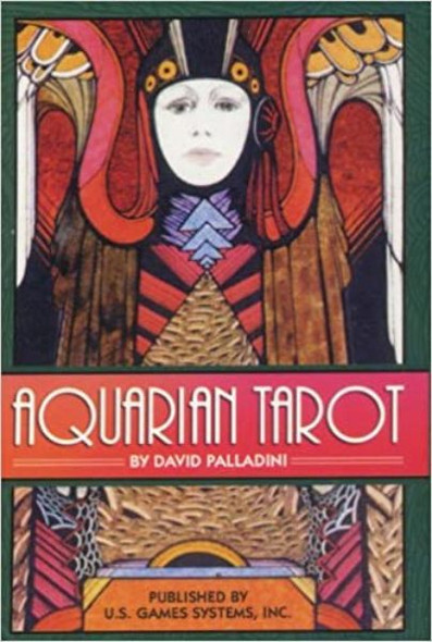 Aquarian Tarot Deck Cards front cover by David Palladini, ISBN: 0913866695