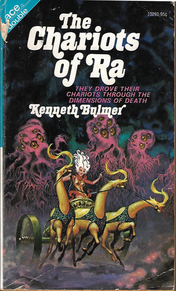 The Chariots of Ra / Earthstrings front cover by Kenneth Bulmer, John Rackham