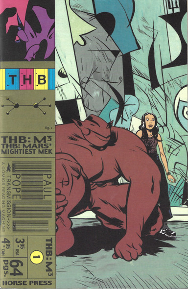 THB: M3, THB: Mars' Mightiest Mek (1) front cover by Paul Pope