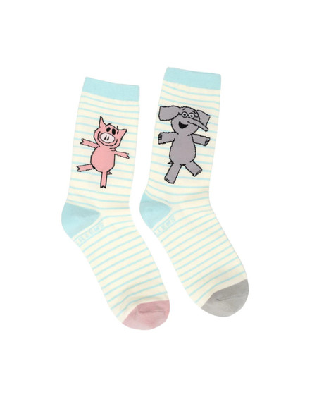 Elephant & Piggie socks unisex large front cover by Out of Print, ISBN: 0593478827