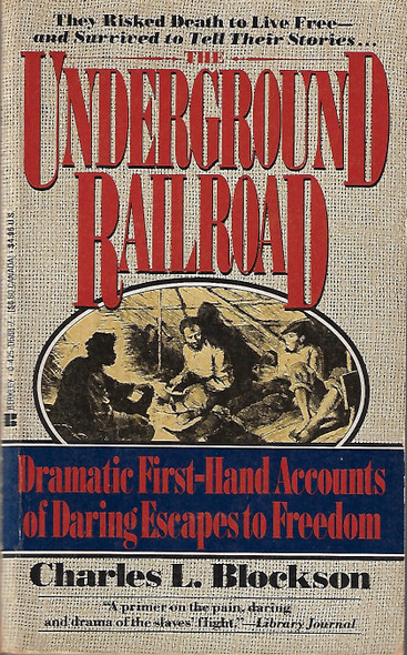 Underground Railroad front cover by Charles Blockson, ISBN: 0425115887