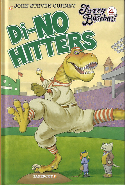 Di-no Hitter 4 Fuzzy Baseball Vol. 4: front cover by John Steven Gurney, ISBN: 1545807159