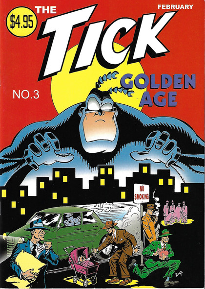 The Tick: Golden Age - February No 3 front cover by Marc Silva