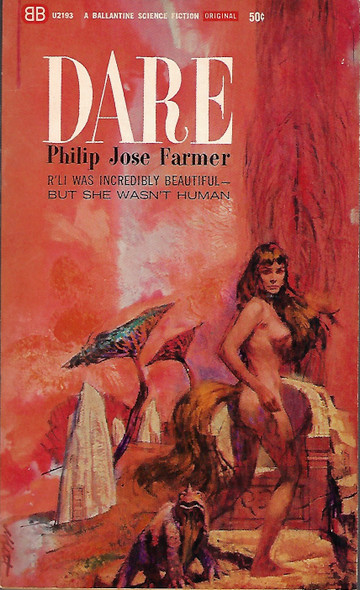 Dare (Ballantine U2193) front cover by Philip Jose Farmer