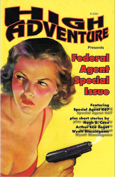 High Adventure #53 front cover by Hugh B. Cave, John Earl Davis, Thomas Thursday, ISBN: 1886937419