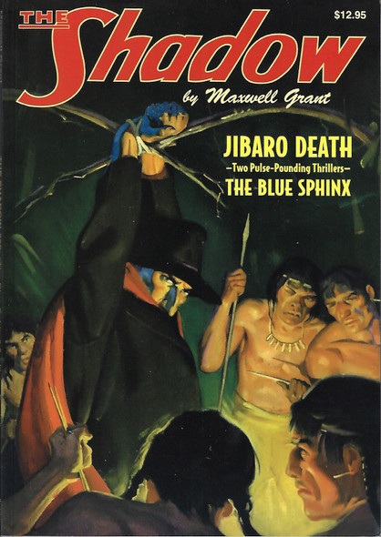 The Shadow 20: The Blue Sphinx / Jibaro Death front cover by Maxwell Grant, ISBN: 1934943045