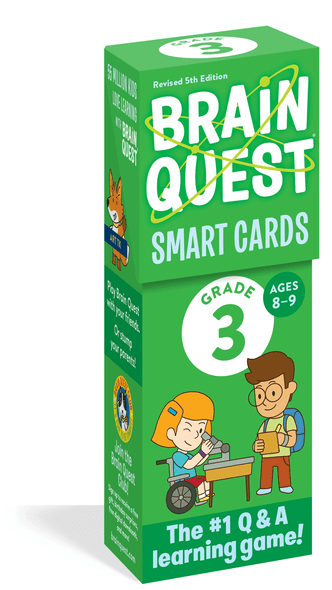 Brain Quest 3rd Grade Smart Cards Revised 5th Edition (Brain Quest Decks) front cover by Workman Publishing, ISBN: 152351728X