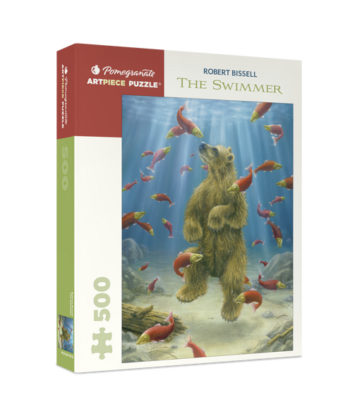 The Swimmer 500 Piece Puzzle front cover by Robert Bissell, ISBN: 0764965867