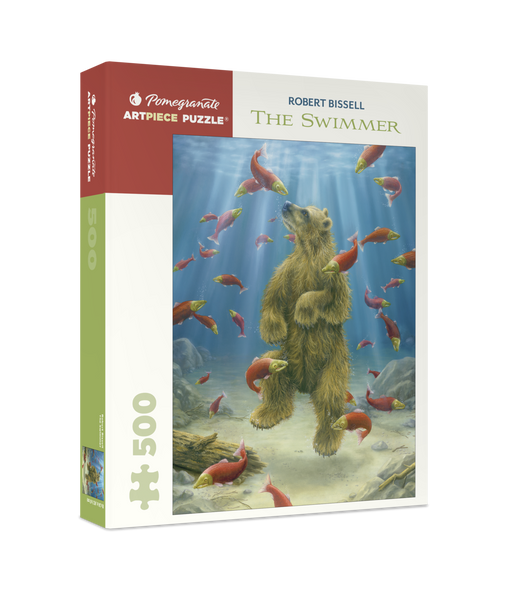 The Swimmer 500 Piece Puzzle front cover by Robert Bissell, ISBN: 0764965867