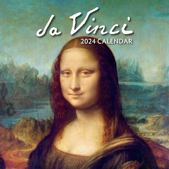 Da Vinci 2024 Wall Calendar front cover, ISBN: 1804421855