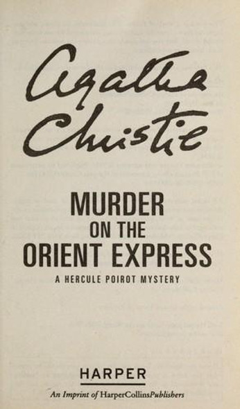 Murder on the Orient Express (Hercule Poirot) front cover by Agatha Christie, ISBN: 0062073508