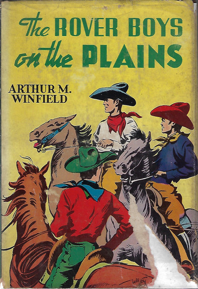 The Rover Boys on the Plains or the Mystery of Red Rock Ranch (2339) front cover by Arthur M. Winfield