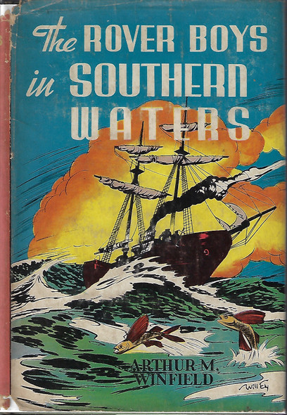 The Rover Boys in Southern Waters, or The Deserted Steam Yacht (2340) front cover by Arthur M. Winfield