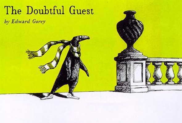 The Doubtful Guest front cover by Edward Gorey, ISBN: 0151003130