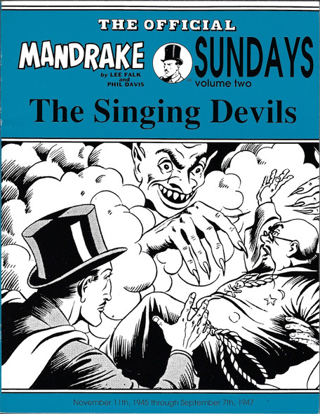 The Official Mandrake the Magician Sundays, Volume Two: The Singing Devils front cover by Lee Falk