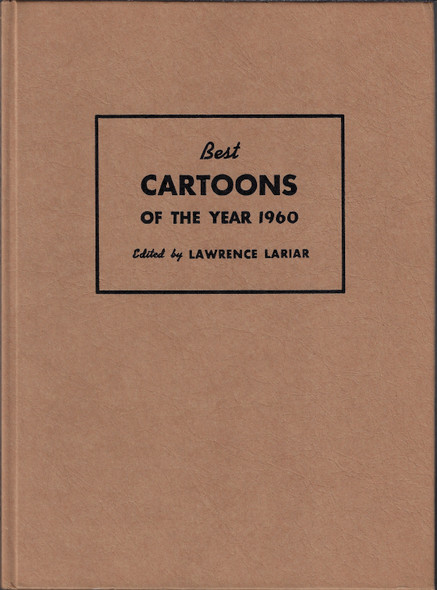 Best Cartoons of the Year 1960 front cover by Lawrence Lariar