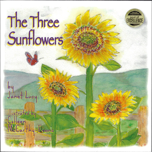 The Three Sunflowers front cover by Janet Lucy, ISBN: 057806443X
