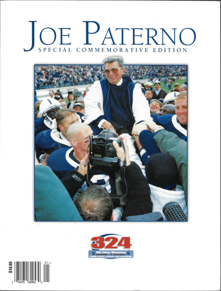Joe Paterno Special Commemorative Edition 2001 front cover by Michael Poorman
