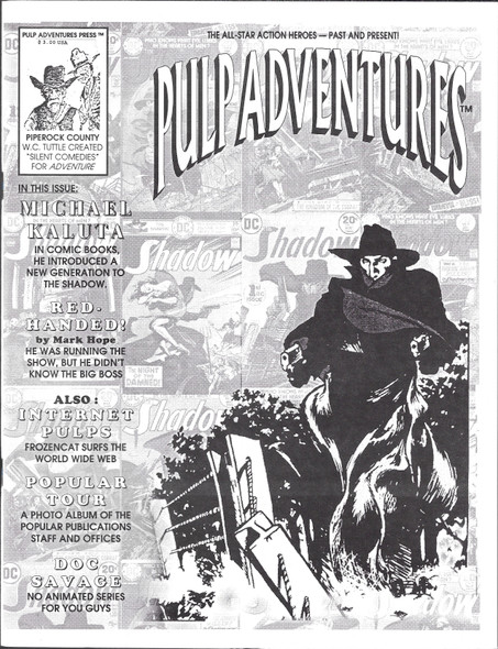 Pulp Adventures Issue 9, Winter 1998 front cover by Rich Harvey